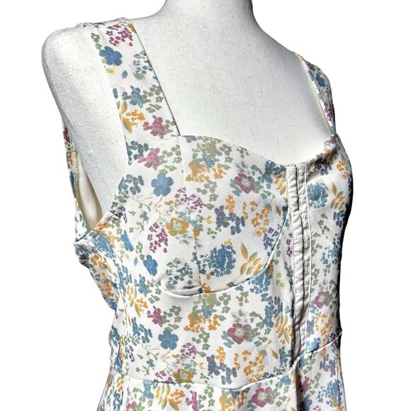 STITCH & PINE Floral Corset Sleeveless Dress Size XL - Picture 2 of 9
